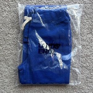 NIB Lands End cobalt drawstring sweatpants